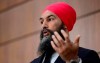 NDP Leader Jagmeet Singh speaks during a press conference on Parliament Hill during the COVID-19 pandemic in Ottawa on Wednesday, May 20, 2020. THE CANADIAN PRESS/Sean Kilpatrick