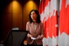 Chief Public Health Officer Dr. Theresa arrives to hold a press conference in Ottawa on Tuesday, Aug. 4, 2020. THE CANADIAN PRESS/Sean Kilpatrick