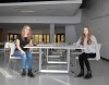 Collège Jeanne-Sauvé students Chloe Crockford (left) and Isabel O’Brien. (Jessica Lee / Winnipeg Free Press)