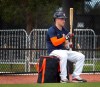 Houston Astros infielder Alex Bregman prepares to face Josh James as James pitched a live batting practice during baseball spring training Wednesday, Feb. 19, 2020, in West Palm Beach, Fla. (Karen Warren/Houston Chronicle via AP)
