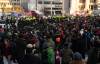 Crowds of police and protesters face off as police take action to put an end to a protest, which started in opposition to mandatory COVID-19 vaccine mandates and grew into a broader anti-government demonstration and occupation, in Ottawa, Friday, Feb. 18, 2022. THE CANADIAN PRESS/Adrian Wyld