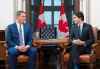 Conservative leader Andrew Scheer (left) was not able to leverage missteps and baggage weighing down the election campaign of Liberal Prime Minister Justin Trudeau. (Justin Tang / The Canadian Press files)