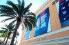 A general view outside of The Field House before Game 5 of an NBA basketball first-round playoff series, between the Oklahoma City Thunder and Houston Rockets, Wednesday, Aug. 26, 2020, in Lake Buena Vista, Fla. NBA players made their strongest statement yet against racial injustice Wednesday when the Milwaukee Bucks didn’t take the floor for their playoff game against the Orlando Magic. (Kim Klement/Pool Photo via AP)