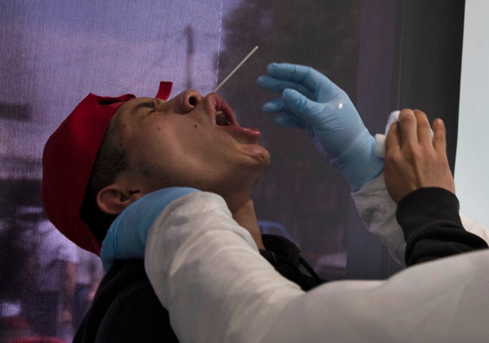 Everyone will be tested daily via a nasal swab, which doesn't feel great. (Marco Ugarte / The Associated Press files)
