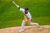 Milwaukee Brewers relief pitcher David Phelps throws during the seventh inning of a baseball game against the Pittsburgh Pirates Friday, Aug. 28, 2020, in Milwaukee. (AP Photo/Morry Gash)