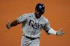 Tampa Bay Rays' Randy Arozarena celebrates a home run during the first inning in Game 6 of the baseball World Series against the Los Angeles Dodgers Tuesday, Oct. 27, 2020, in Arlington, Texas. (AP Photo/Tony Gutierrez)