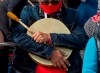 A Mi’kmaq drummer pauses during a prayer as members of the Sipekne'katik First Nation bless the fleet before it launches its own self-regulated fishery on the wharf in Saulnierville, N.S., on Thursday, Sept. 17, 2020. Two federal ministers have confirmed Indigenous fishermen have the right to fish to earn a living after meeting with Mi'kmaq chiefs in Nova Scotia on Monday.THE CANADIAN PRESS/Andrew Vaughan