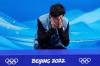 Matthew Stockman - GETTY IMAGES
Nathan Chen of Team United States reacts to his score following the Men Single Skating Short Program on day four of the Beijing 2022 Winter Olympic Games at Capital Indoor Stadium on February 08, 2022 in Beijing, China.
