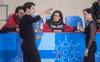 Paul Chiasson - THE CANADIAN PRESS FILE PHOTO
Canadian ice dancers Tessa Virtue and Scott Moir confer with their coaches Marie-France Dubreuil and Patrice Lauzon during a practice session at the Pyeonchang Winter Olympics in 2018.