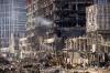 FADEL SENNA - AFP via GETTY IMAGES
Ukrainian firefighters work amid the rubble of the Retroville shopping mall, a day after it was shelled by Russian forces in a residential district in the northwest of the Ukranian capital Kyiv on Monday.