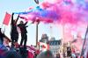 Minas Panagiotakis - Getty Images
Protesters release smoke flares on Feb. 5 in Ottawa.