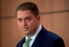 Conservative Leader Andrew Scheer listens to a question during a news conference in Ottawa, Wednesday, April 15, 2020. THE CANADIAN PRESS/Adrian Wyld