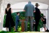 Reoprters and listen to Prime Minister Justin Trudeau as he responds to a question during a news conference outside Rideau Cottage in Ottawa, Monday June 22, 2020. THE CANADIAN PRESS/Adrian Wyld