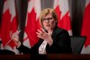 Employment, Workforce Development and Disability Inclusion Minister Carla Qualtrough responds to a question during a news conference Tuesday June 16, 2020 in Ottawa. THE CANADIAN PRESS/Adrian Wyld