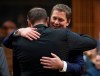 Conservative MP's pay their respects to Leader of the Opposition Andrew Scheer following the announcement he will step down as leader of the Conservatives, Thursday December 12, 2019 in the House of Commons in Ottawa. THE CANADIAN PRESS/Adrian Wyld