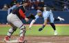Richard Lautens - Toronto Star
Blue Jays shortstop Bo Bichette scores on a Teoscar Hernandez double, part of a nine-run fifth inning for Toronto.