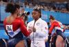 Laurence Griffiths - TNS
Simone Biles talks with Jordan Chiles of Team United States during the Women's Team Final on day four of the Tokyo 2020 Olympic Games at Ariake Gymnastics Centre on July 27, 2021 in Tokyo, Japan.