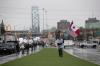 Cole Burston - GETTY IMAGES
Protestors and supporters attend a blockade at the foot of the Ambassador Bridge, sealing off the flow of commercial traffic over the bridge into Canada from Detroit, on Feb. 11, 2022 in Windsor.