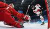 BRUCE BENNETT - POOL/AFP via GETTY IMAGES
Canada's Eric O'Dell, right, scores on Team China goaltender Paris O'Brien during their men's preliminary round group match at the Beijing Olympics.