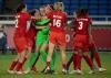 Rick Madonik - Toronto Star
Christine Sinclair, left, and teammates swarm goalkeeper Stephanie Labbé after winning Olympic gold in a dramatic shootout against Sweden.