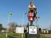 - Facebook
The town of Canora in Saskatchewan welcomes visitors with the statue of Lesia, a 25-foot-tall woman dressed in traditional Ukrainian clothing. The town has deep ties to Ukraine.