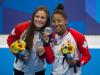 Rick Madonik - Toronto Star
Canada wins another Silver medal with the performance of Jennifer Abel (right) and Melissa Citrini Beaulieu in Women's Synchronised 3M Springboard diving at the Tokyo Aquatic Centre.