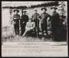 North-West Mounted Policemen at Fort Macpherson.First Detachment at Herschel Island: Supt. Constantine, Sgt. Fitzgerald, Cst. Forbes Sutherland, Cst. Walker, Cst. Galpin, Cst. Munroe. Presented by Brig- General C.F. Constantine, D.S.O., July 1934.