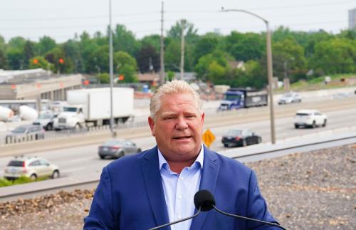 Sean Kilpatrick - THE CANADIAN PRESS
Progressive Conservative Leader Doug Ford makes a campaign stop in Ottawa on Monday, May 30, 2022.