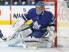Claus Andersen - GETTY IMAGES FILE PHOTO
Maple Leafs goalie Frederik Andersen, seen here in a game in January, returned to the ice at Thursday morning’s morning skate, his first on-ice appearance since March 19.