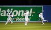 Vaughn Ridley - GETTY IMAGES
From left, Jays outfielders Teoscar Hernandez, Randal Grichuk and Lourdes Gurriel Jr. celebrate an improbable comeback win Friday night over the Oakland Athletics at Rogers Centre.