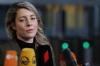 Olivier Matthys - AP
Canada’s Foreign Minister Melanie Joly speaks with the media as she arrives for a meeting of NATO foreign ministers at NATO headquarters in Brussels on April 7, 2022.