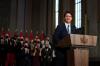 Justin Tang - THE CANADIAN PRESS
Members of the federal cabinet applaud as Prime Minister Justin Trudeau tells a reporter that he will lead his party in the next election, at a news conference after the federal cabinet was sworn in on Oct. 26, 2021 in Ottawa.