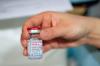 Jacob King/POOL/AFP - TNS
A vial of the Moderna COVID-19 vaccine, shown at the West Wales General Hospital in Carmarthen, Wales, on April 7, 2021.