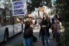 About 50 people attended the Time's Up Nygard rally. (Jesse Boily / Winnipeg Free Press)