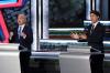 SEAN KILPATRICK - POOL/AFP via GETTY IMAGES
Conservative Leader Erin O'Toole and Liberal Leader Justin Trudeau discuss a point during the federal election French-language leaders’ debate at the Canadian Museum of History in Gatineau, Que., on Sept. 8, 2021.