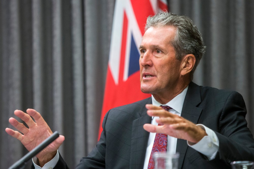Brian Pallister has made various inflammatory statements about Indigenous people during his time in the premier’s chair. (Mikaela MacKenzie / Winnipeg Free Press files)
