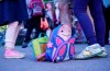 A school bag and a lunch bag are seen in the school yard at the Bancroft Elementary School as students go back to school in Montreal, on Monday, August 31, 2020. THE CANADIAN PRESS/Paul Chiasson