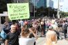 Dozens of protesters target Toronto hospital to protest vaccine mandates after ‘silent vigil’ in Queen’s Park