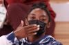 Jamie Squire - GETTY IMAGES
Simone Biles of Team United States blows a kiss while watching the men's all-around final on Day 5 of the Tokyo 2020 Olympic Games at Ariake Gymnastics Centre on Wednesday.