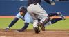 Richard Lautens - Toronto Star
After a leadoff homer in the first inning, Blue Jay George Springer scored on a sacrifice fly in the fifth past Cleveland catcher Roberto Pérez.