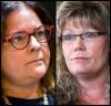 Candidates for the leadership of the Manitoba Progressive Conservative party Heather Stefanson, left, and Shelly Glover. (Mikaela Mackenzie / Winnipeg Free Press)