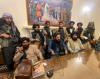 Zabi Karimi - AP
Taliban fighters take control of Afghan presidential palace after the Afghan President Ashraf Ghani fled the country on Aug. 15, 2021.