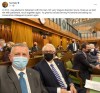 Manitoba MP Ted Falk posted a selfie to social media from the House of Commons on Monday. (Facebook)