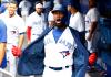 Vaughn Ridley - GETTY IMAGES
Teoscar Hernández dons the Blue Jays home run jacket after a three-run blast in the seventh inning of Saturday’s win over the A’s at the Rogers Centre.