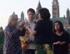 Sean Kilpatrick - Canadian Press file photo
Prime Minister Justin Trudeau, centre, Crown-Indigenous Relations Minister Caroly Bennett, left, and then-minister of justice and attorney general Jody Wilson-Raybould, far right, take part in the National Aboriginal Day sunrise ceremony on the banks of the Ottawa River in Gatineau, Quebec on June 21, 2016.