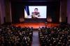 J. Scott Applewhite/Pool/AFP - TNS
Ukrainian President Volodymyr Zelenskyy addresses the U.S. Congress via video on March 16, 2022, at the U.S. Capitol Visitor Center Congressional Auditorium in Washington, D.C.