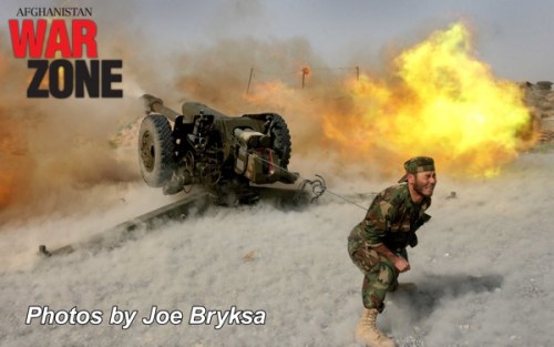 JOE BRYKSA/WINNIPEG FREE PRESS
 WINNIPEG OUT-WEB OUT-Panjwayi District, Afghanistan- A Afghanistan National Army member grimaces as he fires a Russian made 122mm D 30 artillery gun during training  by the Operational Mentoring and Liaison Team at a forward operating base in the Panjwayi District of  Afghanistan Thursday morning- Aug 07, 2008