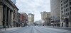 Main Street can be eerily quiet at times. (Mike Deal / Winnipeg Free Press)