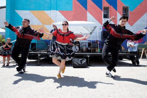 PHOTO BY DARCY FINLEY
Ivan Flett Memorial Dancers