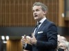 Labour Minister Seamus O’Regan rises during Question Period, in Ottawa, Thursday, April 28, 2022. THE CANADIAN PRESS/Adrian Wyld